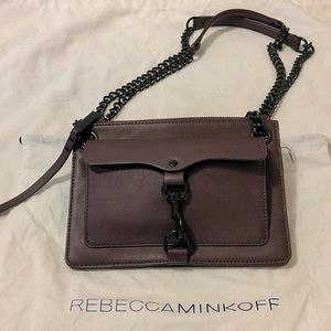 Rebecca Minkoff mini double chain swing bag